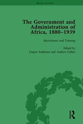 The Government and Administration of Africa, 1880-1939 Vol 1 cover