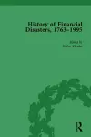 The History of Financial Disasters, 1763-1995 Vol 1 cover