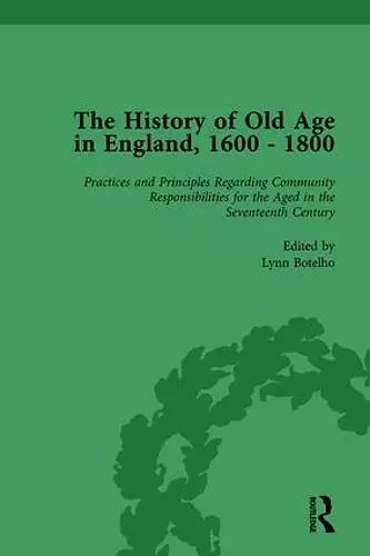 The History of Old Age in England, 1600-1800, Part II vol 5 cover