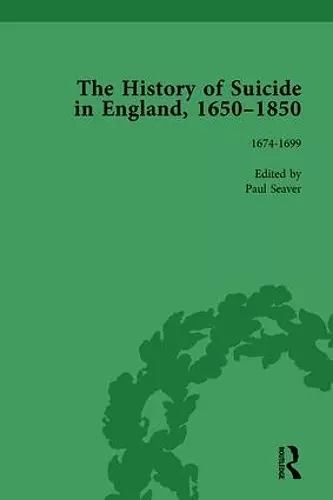 The History of Suicide in England, 1650-1850, Part I Vol 2 cover