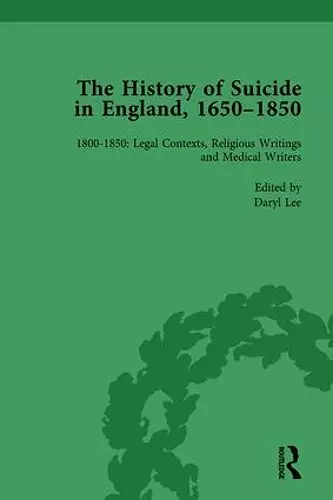 The History of Suicide in England, 1650–1850, Part II vol 7 cover