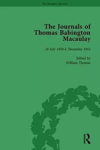 The Journals of Thomas Babington Macaulay Vol 3 cover