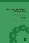 The Plays and Poems of Nicholas Rowe, Volume III cover