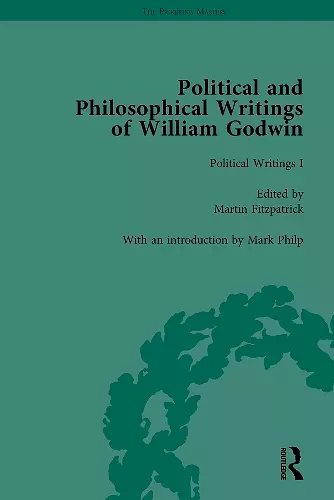 The Political and Philosophical Writings of William Godwin vol 1 cover