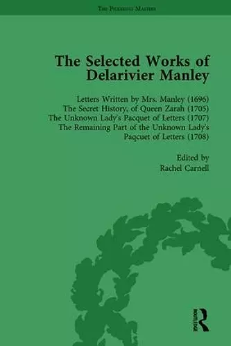 The Selected Works of Delarivier Manley Vol 1 cover