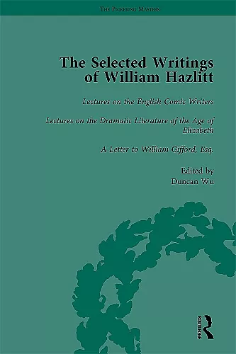 The Selected Writings of William Hazlitt Vol 5 cover