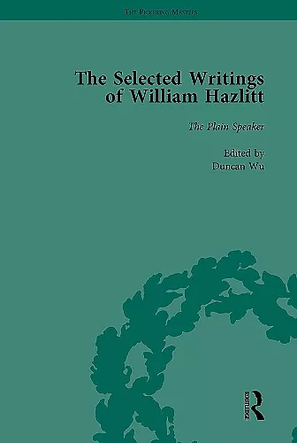 The Selected Writings of William Hazlitt Vol 8 cover
