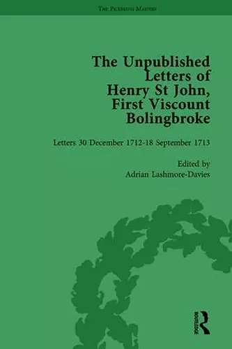 The Unpublished Letters of Henry St John, First Viscount Bolingbroke Vol 3 cover