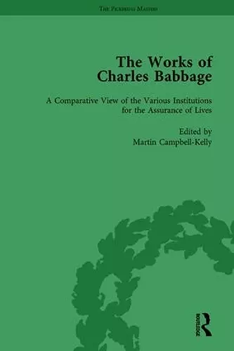 The Works of Charles Babbage Vol 6 cover