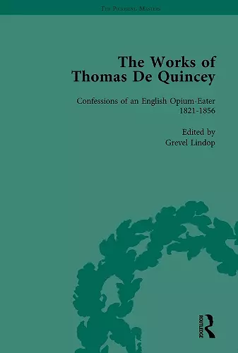 The Works of Thomas De Quincey, Part I Vol 2 cover