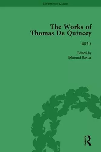 The Works of Thomas De Quincey, Part III vol 18 cover