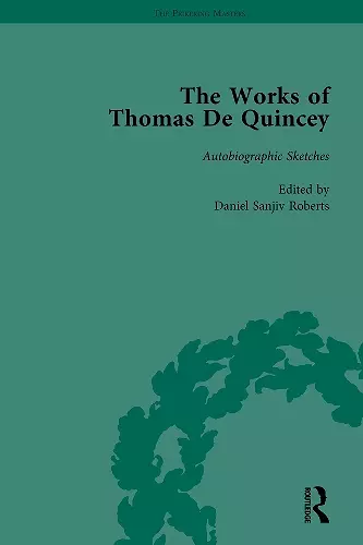 The Works of Thomas De Quincey, Part III vol 19 cover