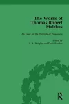 The Works of Thomas Robert Malthus Vol 2 cover