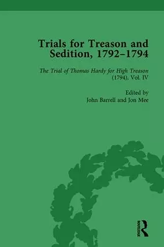 Trials for Treason and Sedition, 1792-1794, Part I Vol 5 cover