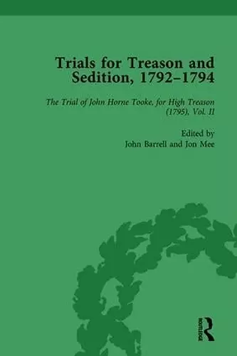 Trials for Treason and Sedition, 1792-1794, Part II vol 7 cover