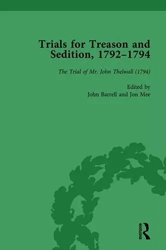 Trials for Treason and Sedition, 1792-1794, Part II vol 8 cover