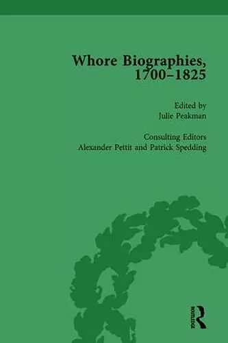 Whore Biographies, 1700-1825, Part I Vol 2 cover