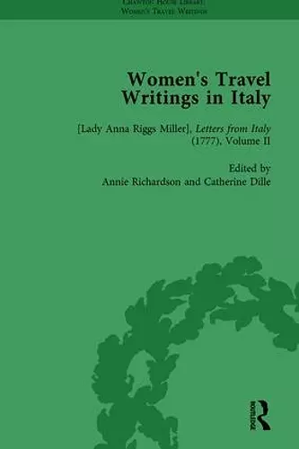 Women's Travel Writings in Italy, Part I Vol 2 cover