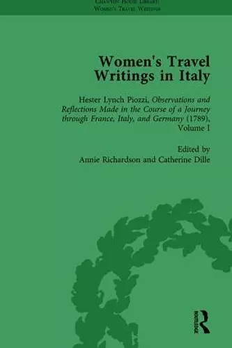 Women's Travel Writings in Italy, Part I Vol 3 cover