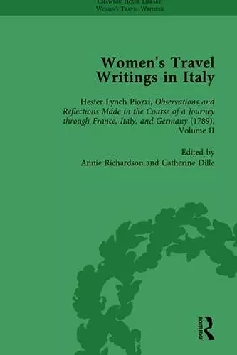 Women's Travel Writings in Italy, Part I Vol 4 cover