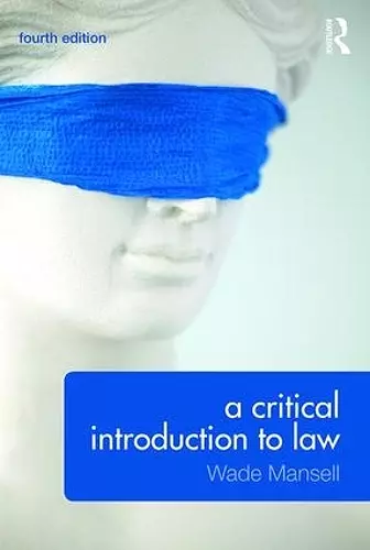 A Critical Introduction to Law cover