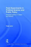 Field Experiments in Political Science and Public Policy cover