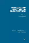 Deleuze and Guattari on Architecture cover