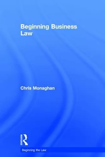 Beginning Business Law cover