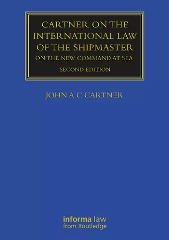 Cartner on the International Law of the Shipmaster cover