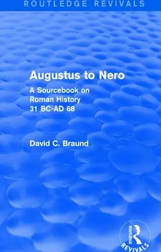 Augustus to Nero (Routledge Revivals) cover