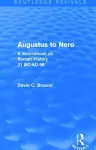 Augustus to Nero (Routledge Revivals) cover