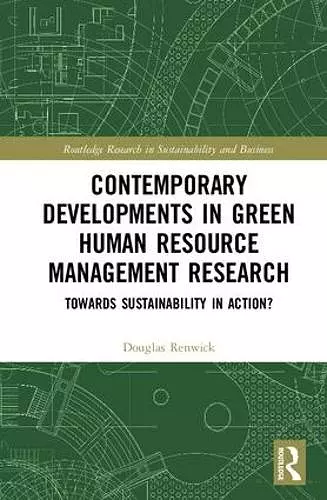 Contemporary Developments in Green Human Resource Management Research cover