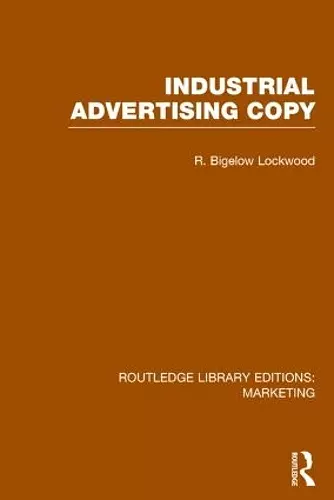 Industrial Advertising Copy (RLE Marketing) cover