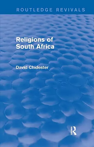 Religions of South Africa (Routledge Revivals) cover