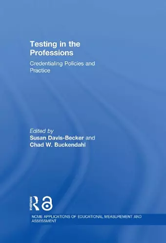 Testing in the Professions cover