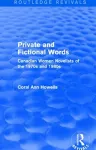 Private and Fictional Words (Routledge Revivals) cover
