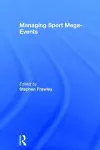 Managing Sport Mega-Events cover
