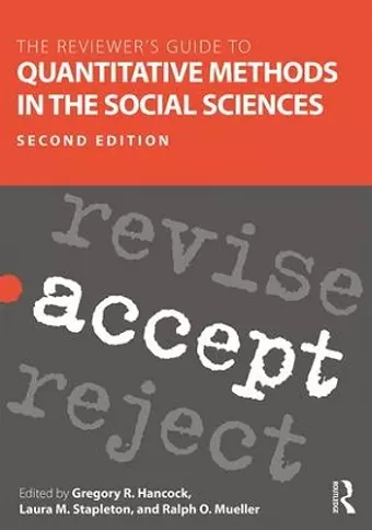 The Reviewer’s Guide to Quantitative Methods in the Social Sciences cover