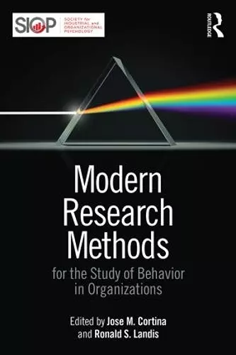 Modern Research Methods for the Study of Behavior in Organizations cover