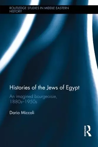 Histories of the Jews of Egypt cover