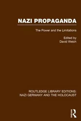 Nazi Propaganda (RLE Nazi Germany & Holocaust) cover