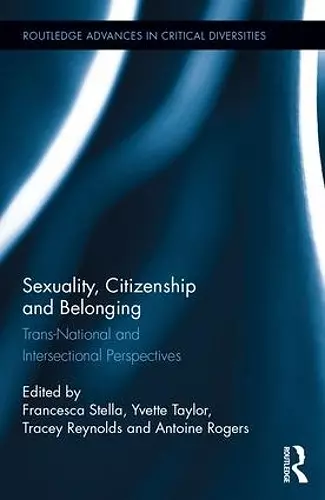 Sexuality, Citizenship and Belonging cover