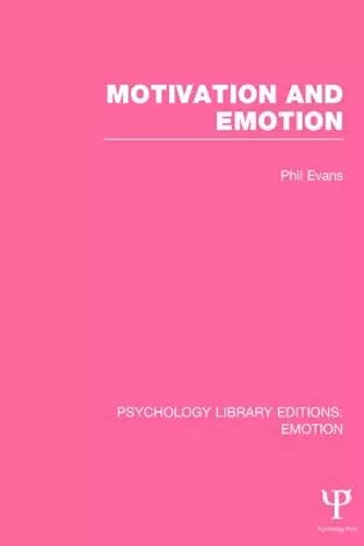 Motivation and Emotion cover