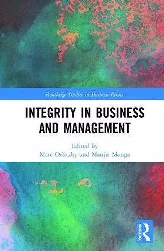 Integrity in Business and Management cover