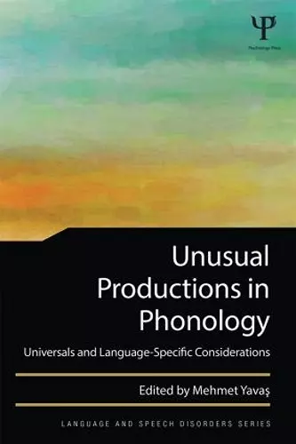 Unusual Productions in Phonology cover