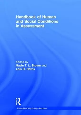 Handbook of Human and Social Conditions in Assessment cover