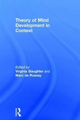 Theory of Mind Development in Context cover