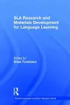 SLA Research and Materials Development for Language Learning cover