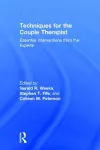 Techniques for the Couple Therapist cover