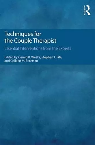 Techniques for the Couple Therapist cover